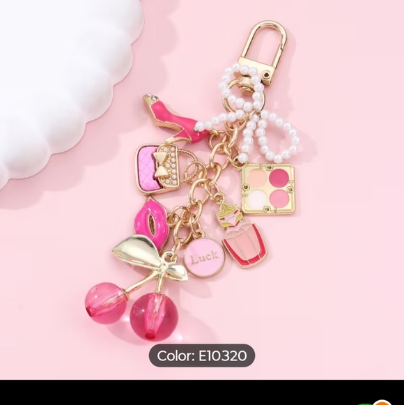 Cherry Keychain/Bag Charm - Picture 3 of 3